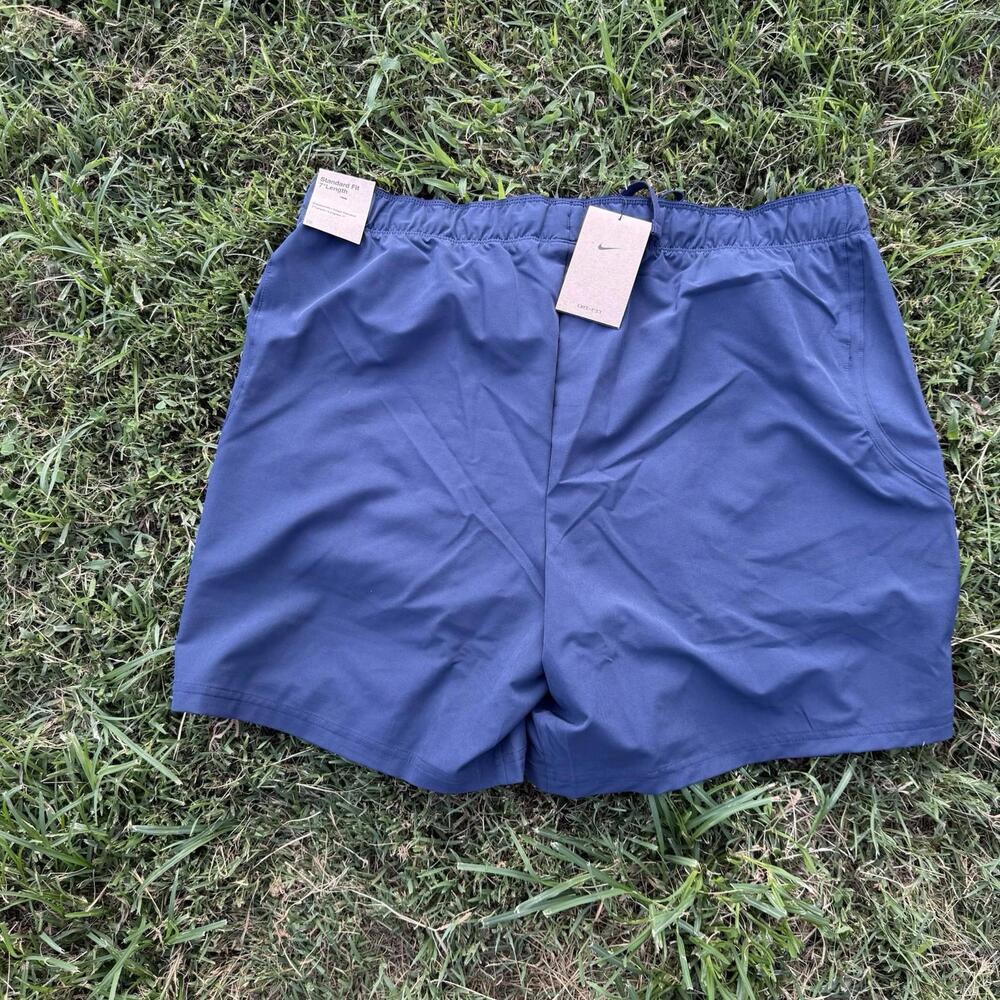 Nike Court Advantage Dri-FIT 7" Tennis Shorts FD5336-451 Navy Mens XXL - Picture 6 of 7